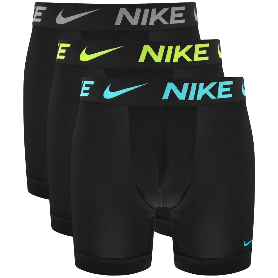 Nike Logo 3 Pack Boxer Shorts Black Mainline Menswear Canada